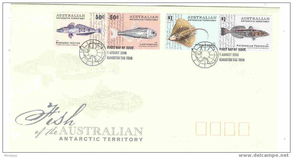 Australian Antartic-2006 Fish First Day Cover - Fishes