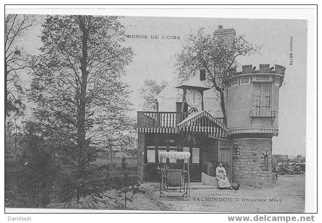 95 /*/ VAL D OISE / VALMONDOIS Propriété Mery / ANIMEE / Collection Dette/ Bistre - Valmondois