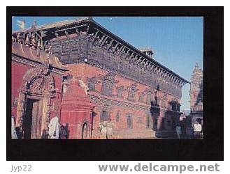 Jolie CP Asie Népal Bhadgaon Palace Of 55 Windows Et He Golden Gate - Palais - A Circulée - Népal