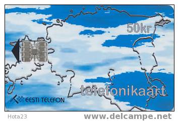 Estonia- Map Of Estonia-50 Kroon 1995 Y - Estonia