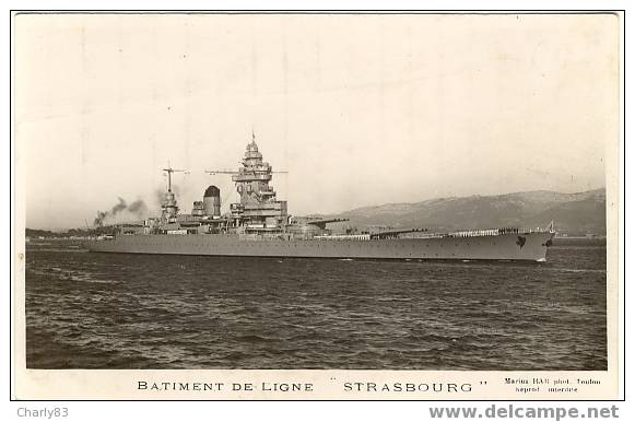 BATIMENT  DE  LIGNE  "STASBOURG"    N18 - Warships