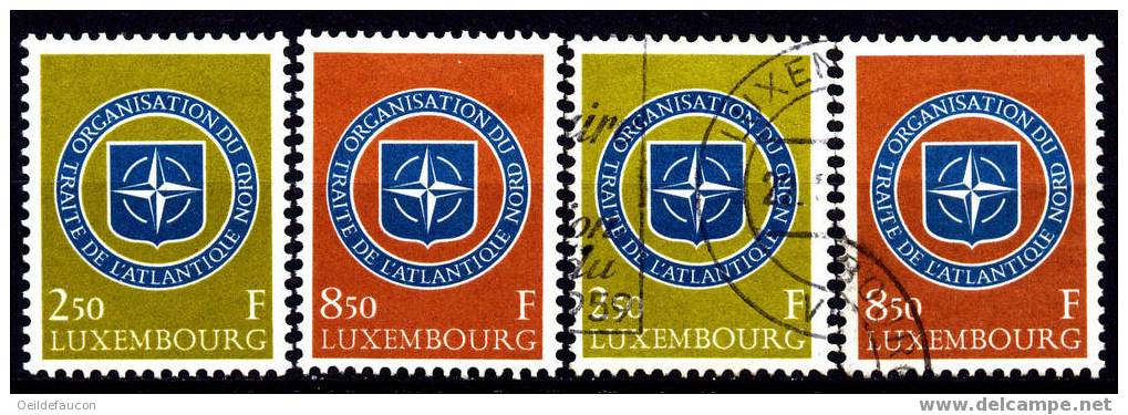 LUXEMBOURG - Yvert - 562/63* + 562/63 - Cote 1.40 € - OTAN