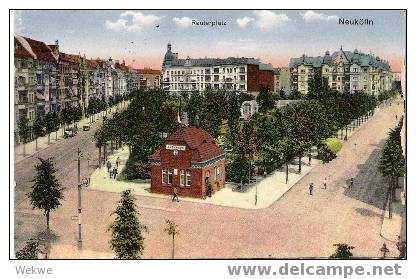 Bln097 /BERLIN -   Neukölln – Reuter Platz 1915, Gelaufen - Neukölln