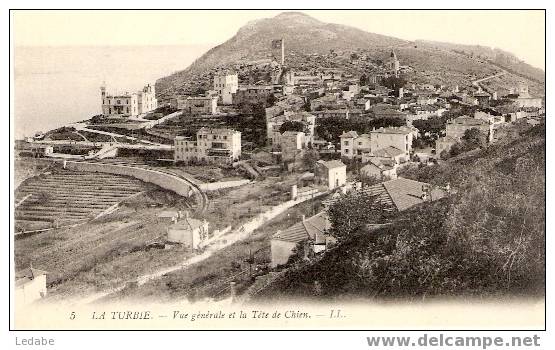 5743-LA TURBIE, Vue Générale Et La Tête De Chien - La Turbie