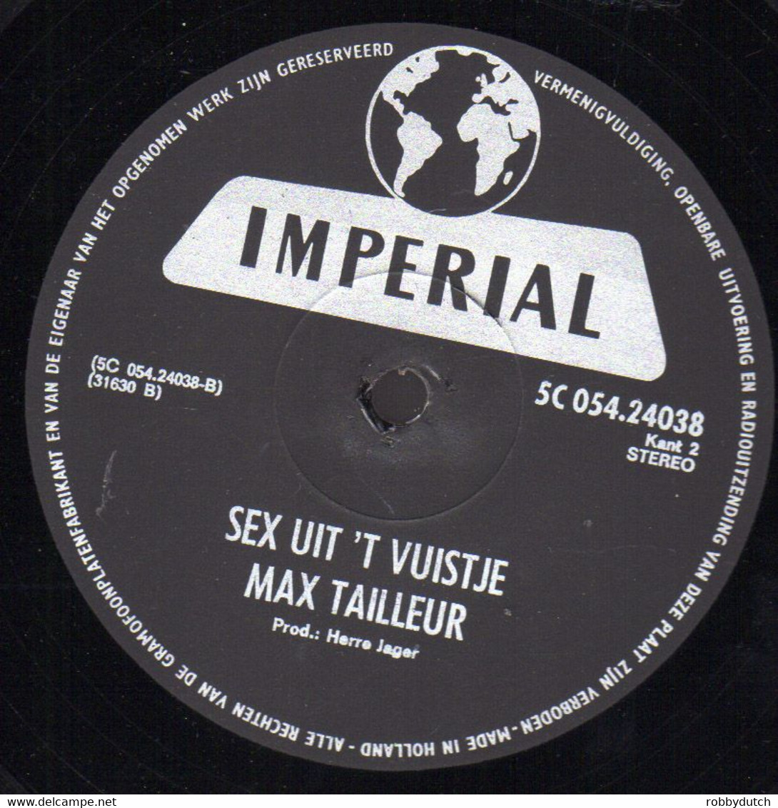 * LP * MAX TAILLEUR- SEX UIT 'T VUISTJE - Humour, Cabaret