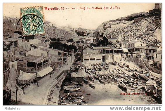 Marseille  Le Vallon Des Auffes  1907 - Endoume, Roucas, Corniche, Plages