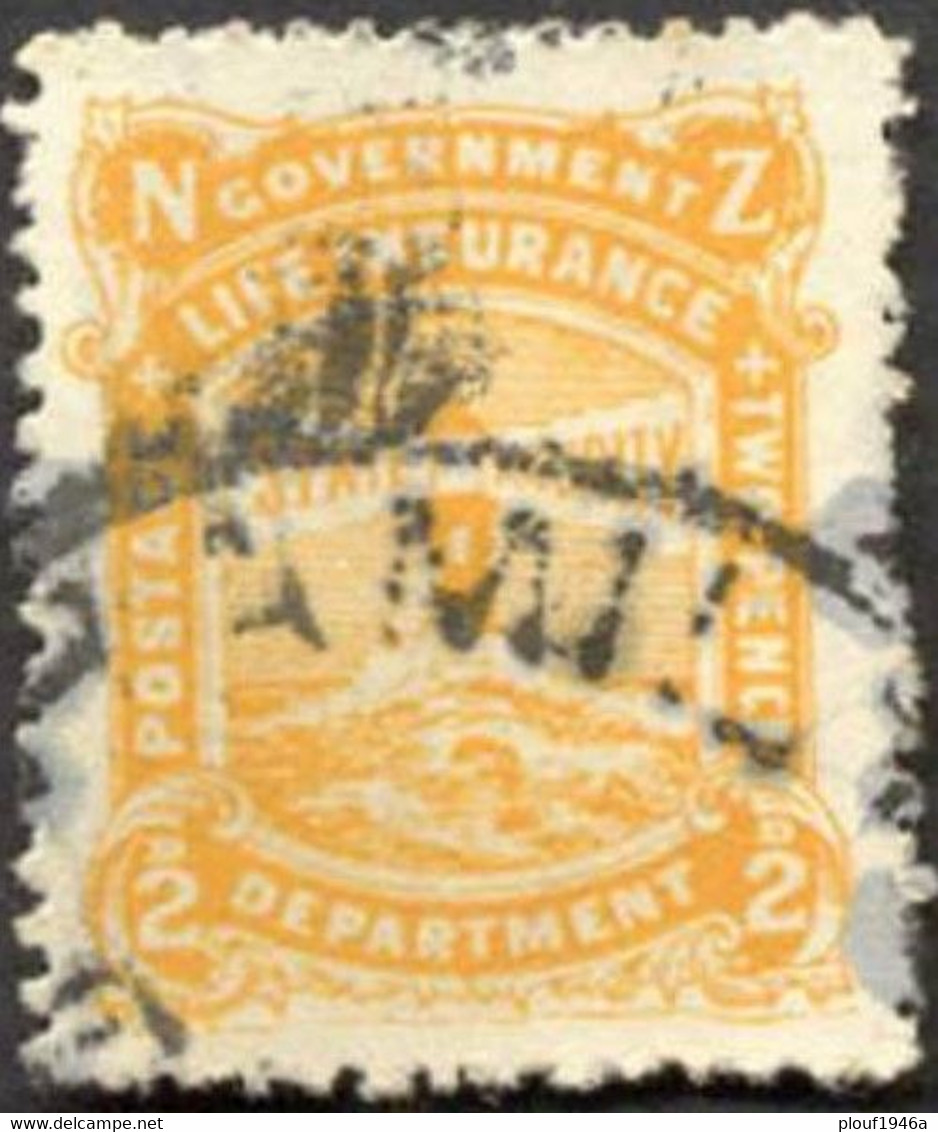Pays : 362,1 (Nouvelle-Zélande : Dominion Britannique) Yvert Et Tellier N° : S  49 (o) - Dienstmarken