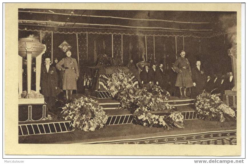 Bruxelles. Brussel. 11/11/1922. Gare Du Nord: Le Catafalque Du Soldat Inconnu. Noordstation: Katafalk Onbekende Soldaat. - Feste, Eventi