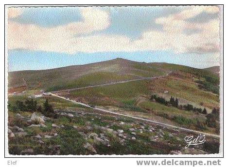 Monts Du FOREZ : Col Du BEAL ,Piste Routière De PIERRE-SUR-HAUTE Et Pic Du Rocher ; Cachet De AMBERT ; TB - Ambert