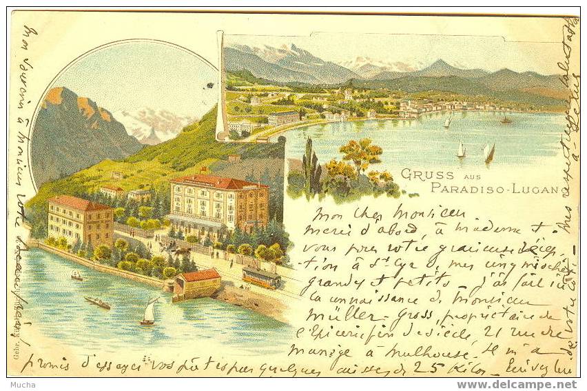 Gruss Aus Paradiso Lugano - Lugano