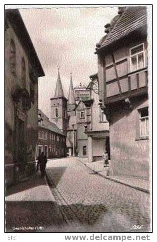 GEROLZHOFEN/ Ufr , Une Rue Animée ; TB - Gerolzhofen