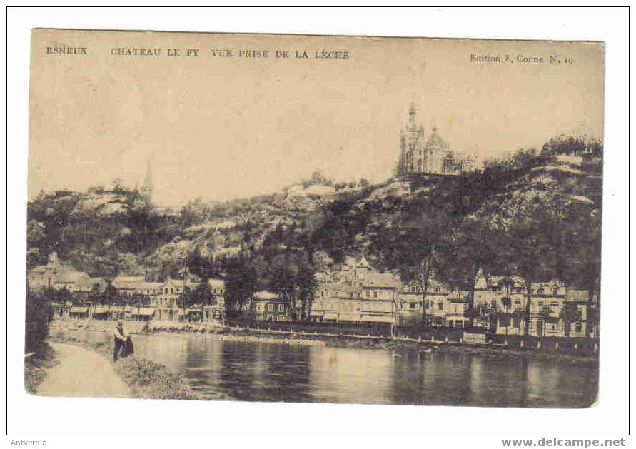 Esneux Chateau Le Fy Vue Prise De La Lèche (1907 Edit.conne) - Esneux