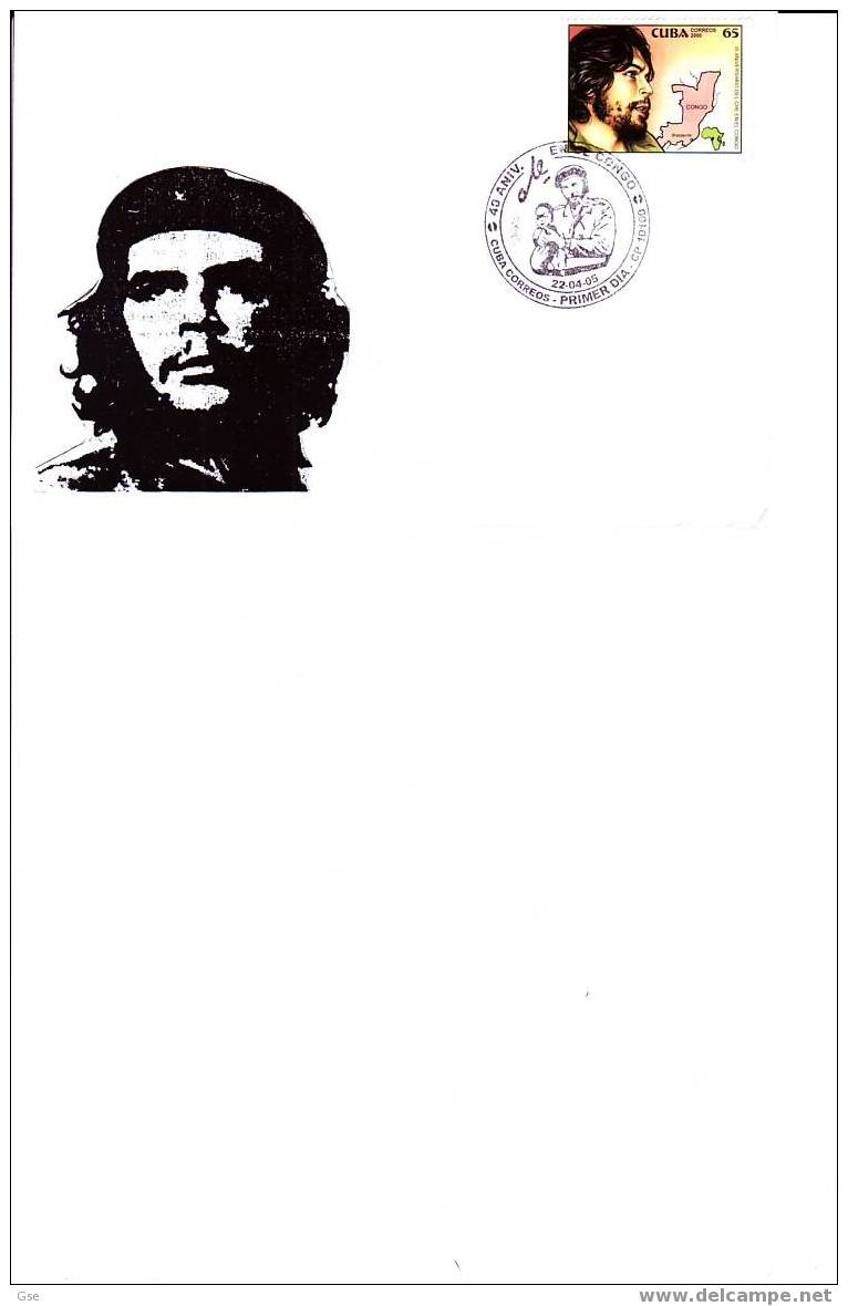 CUBA 2005 - FDC - Ill. Special Cancel -  Che Guevara In Congo - FDC