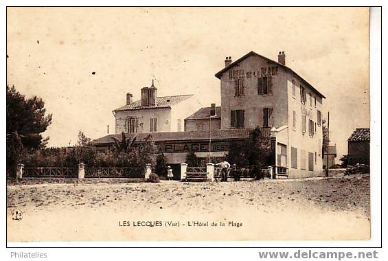 St Cyr  Les Leques   Hotel De La Plage - Saint-Cyr-sur-Mer