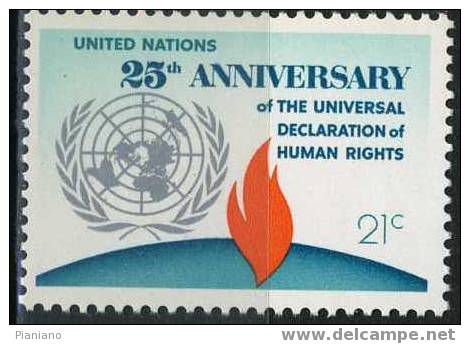 PIA - ONN - 1973 - 25° De La Déclaration Universelle Des Droits De L´Homme - (Yv 235-36) - Nuevos