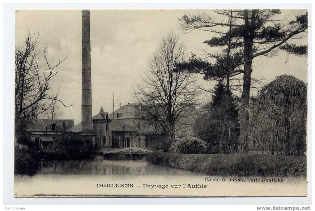 H96 - DOULLENS - Paysage Sur L'AUTHIE - Doullens