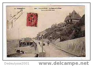 Oct 148980 Villerville  Le Casino Et La Plage N° 3077 - Villerville