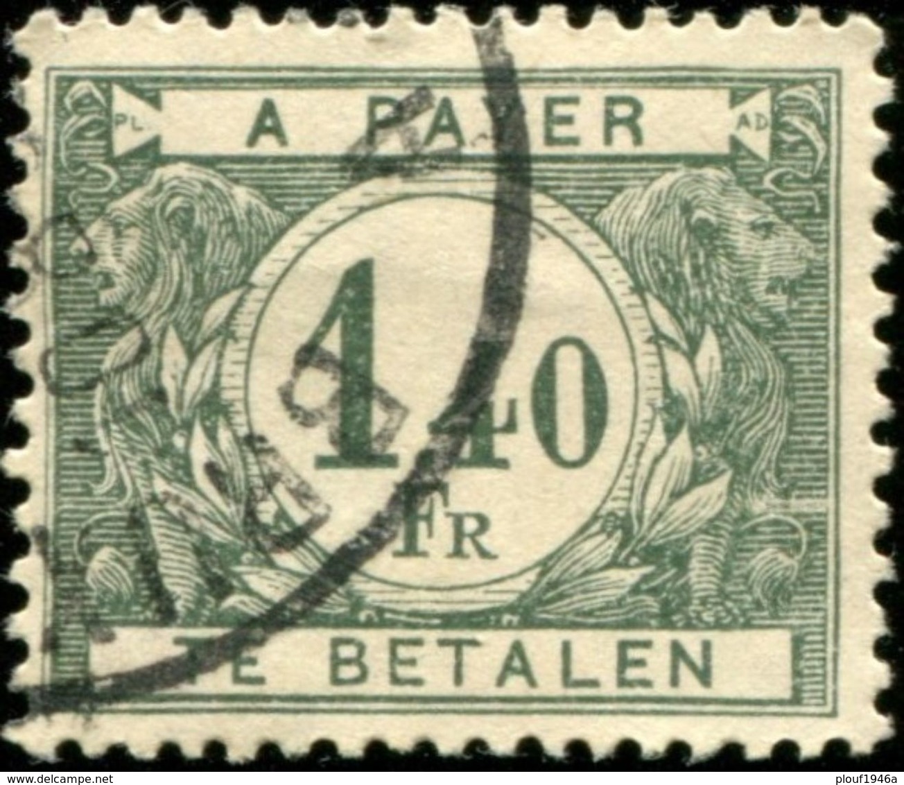 COB N° : TX  45 (o) - Timbres