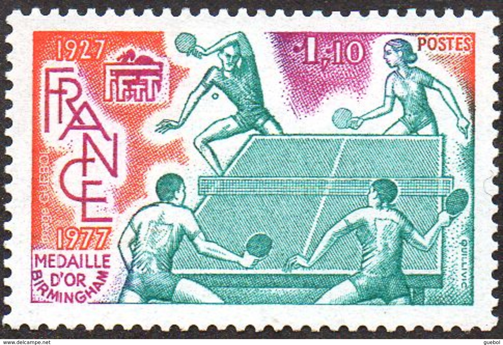 France Sport N° 1961 ** Tennis De Table - Raquettes - Balle - Tennis Tavolo