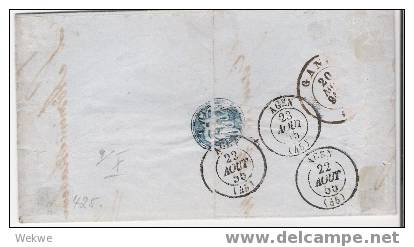 B223 /  Belgien, Michel Nr. 5 B Kartonpapier – Mit Extrem Gutem Schnitt 4-seitig - 1849-1850 Medallions (3/5)