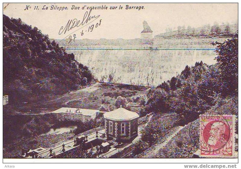 LA GILEPPE = Vue D'ensemble Sur Le Barrage  N° 11 - Gileppe (Stuwdam)