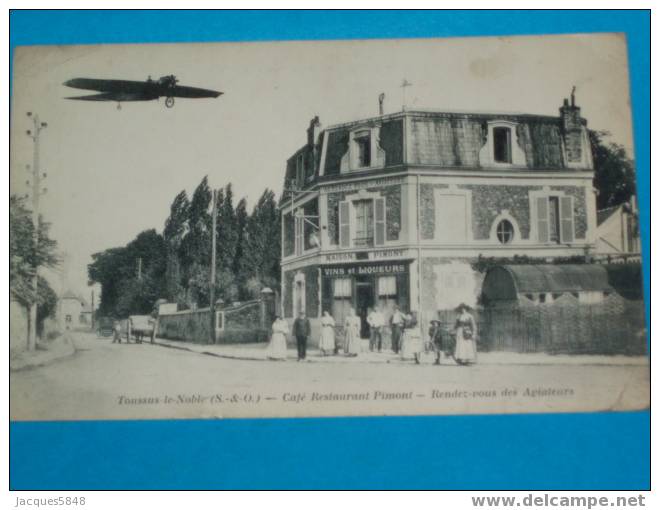 78) Toussus-le-noble - Café Restaurant Pimont- Rendez Vous Des Aviateurs - - Tres Belle Carte - Toussus Le Noble