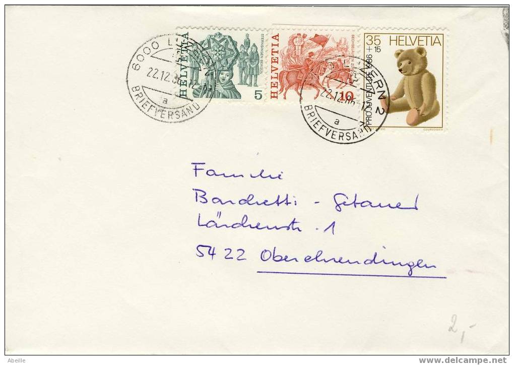 5534  LETTRE SUISSE - Ours