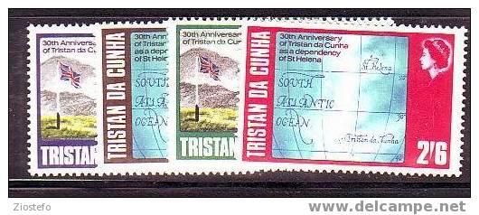 601 Tristan Da Cunha: 30th Anniversary YT 120/3 - Stamps