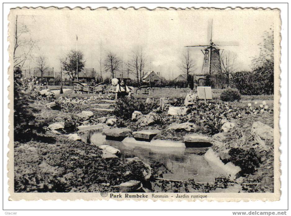 Park RUMBEKE - Rotstuin - Jardin Rustique -  Molen - Roeselare