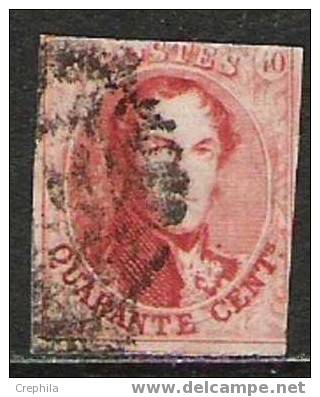 Belgique - 1858 - COB 12 - Oblit. - 1858-1862 Medallones (9/12)