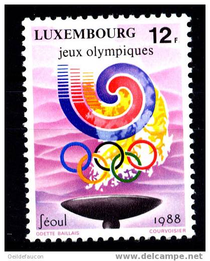 LUXEMBOURG - Yvert - 1159** - Cote 1 € - Summer 1988: Seoul