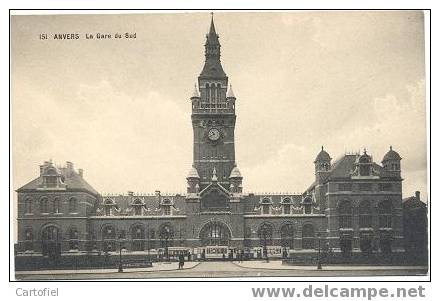 Station Antwerpen  Zuid Buitenzicht - Estaciones Sin Trenes