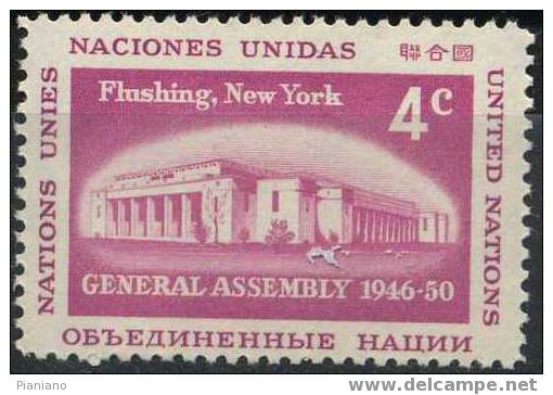 PIA - ONN - 1958 - Edifice Des Assemblées Générales à Flushing Meadows - (Yv 66-67) - Unused Stamps