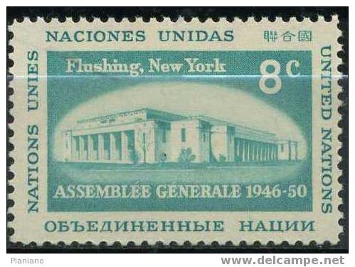 PIA - ONN - 1958 - Edifice Des Assemblées Générales à Flushing Meadows - (Yv 66-67) - Neufs