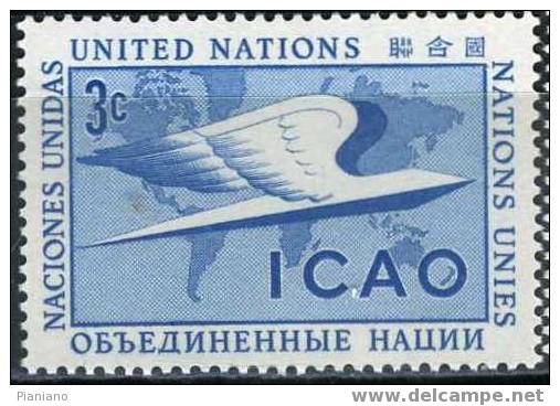 PIA - ONN - 1955 - ICAO - (Yv 31-32) - Unused Stamps