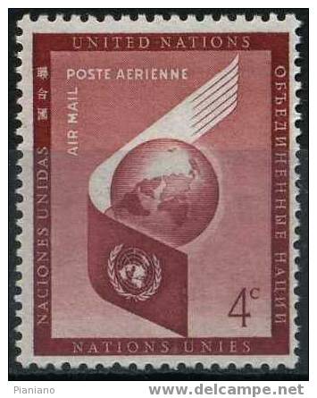 PIA - ONN - 1957-59 - Série Courante De P.A.  - (Yv P.A. 5-7) - Airmail