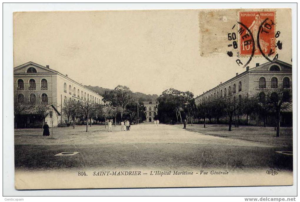 H98 - SAINT-MANDRIER - L'Hôpital Maritime (1913) - Saint-Mandrier-sur-Mer