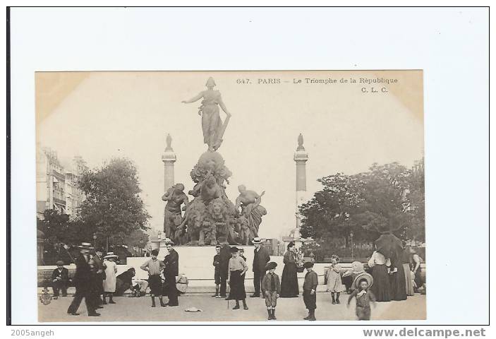 75 Dép.- 647. Paris - Le Triomphe De La République. C.L.C. - Arc De Triomphe