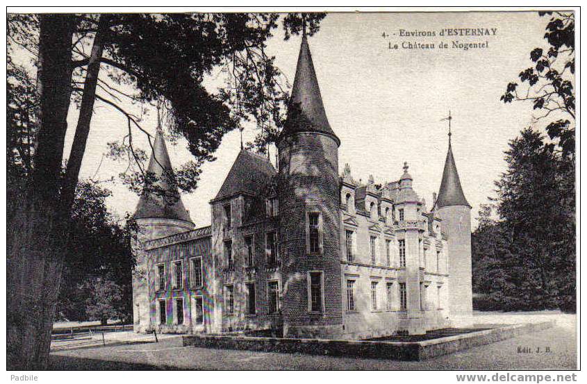 Carte Postale Esterney Le Chateau De Nogentel - Esternay