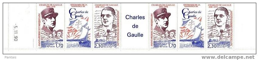 Double Paire 532A Non Plié Coin Daté - Unused Stamps