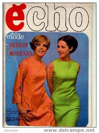 Echo De La Mode N° 26 Du 25/06/1967 BD IZNOGOUD N°4 - Mode