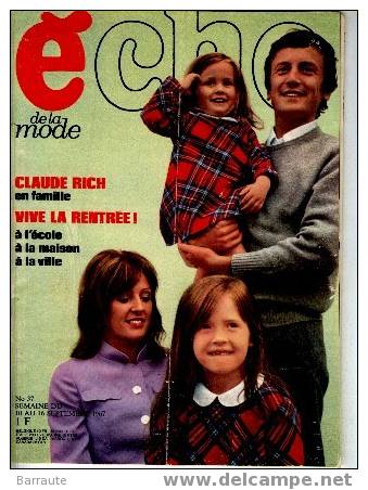 Echo De La Mode N° 37 Du 10/09/1967 BD IZNOGOUD N°7 - Mode