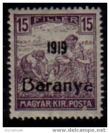 HUNGARY   Scott   #  7N 16**  F-VF MINT NH - Baranya