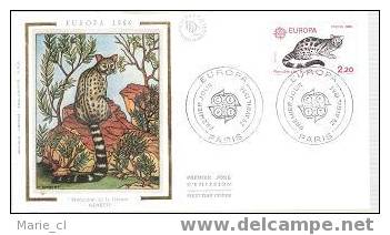 Superbe FDC GENETTE Europa 1986 - Rodents