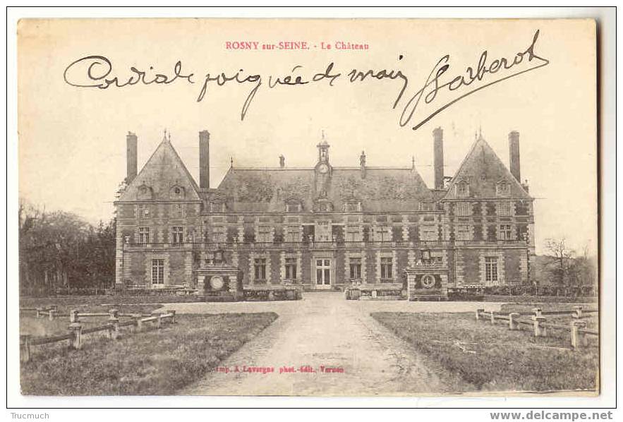 F2035 - ROSNY Sur SEINE - Le Château - Rosny Sur Seine