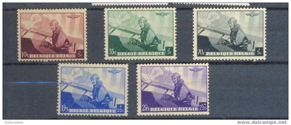 Belgie Ocb Nr : 466 - 470 * Met Scharnier ( Zie Scan) - Unused Stamps