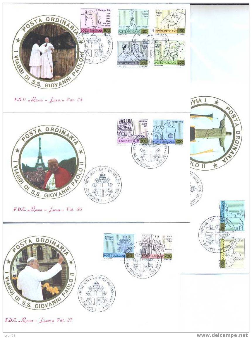 FDC  SERIE 715/25 - Lettres & Documents