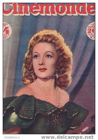 CINEMONDE  N°  657 / 1947  : Annie  DUCAUX - Revistas