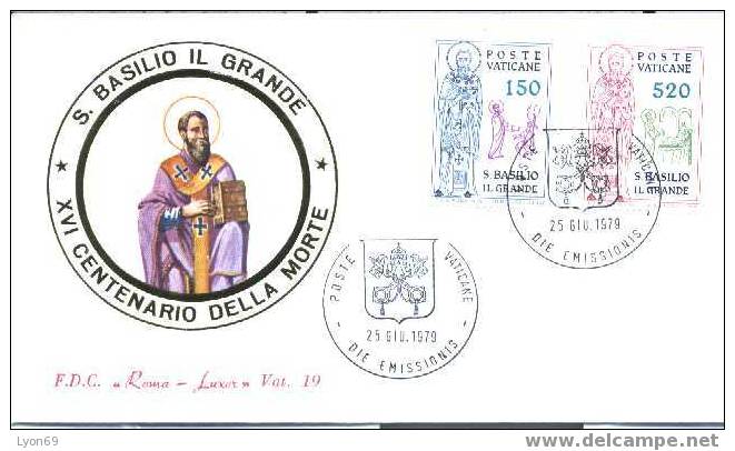 FDC   SERIE  673/4    BASILIQUE - Storia Postale