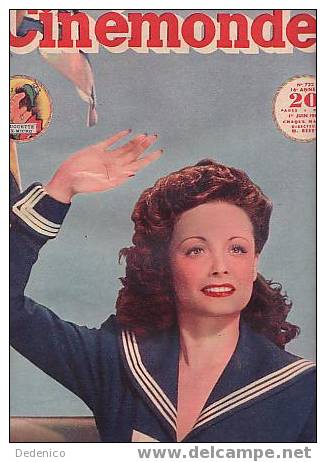 CINEMONDE  N°  722 / 1948  :  Louise  CARLETTI. - Magazines